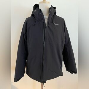 Moosejaw | Insulated Winter Hooded Jacket | Black | Waterproof | Men’s XL